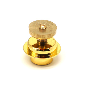 Juego de pestillo de bloqueo de botón pulsador de mortaja interior de latón para bisagras de <span class=keywords><strong>madera</strong></span>-Pernos y tuercas de latón personalizados - Product Image 5