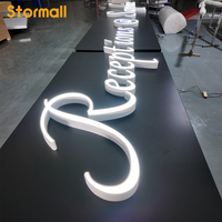 Enseignes lumineuses LED en acrylique PVC 3D personnalisées pour hôtels, lettres alphabétiques, pour publicité automobile et d'entreprise, panneaux publicitaires extérieurs