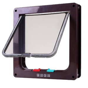 Puerta de vidrio deslizante para mascotas, barrera automática para perros y gatos - Product Image 1