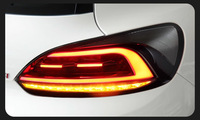 Nouveaux feux arrière LKS de haute qualité pour Scirocco 2009-2017 – Ensemble de feux arrière LED améliorés avec feux de freinage et feux de croisement/route pour voiture