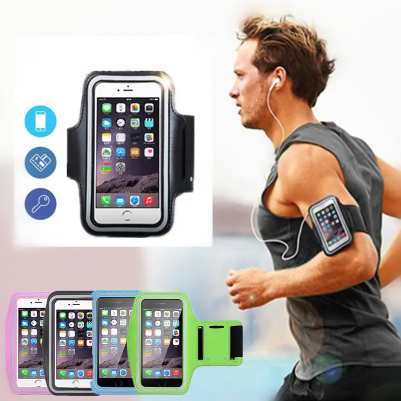 Sports Mobile Phone Arm band Bag Phone Case Holder Universal Waterproof Armband for Running Gym