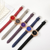 Montre à quartz pour femme Wish, nouveau style, cadran minimaliste, bracelet en acrylique mat, boîtier en alliage 36 mm, épaisseur 10 mm, affichage à aiguilles