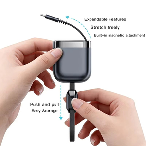 Cable USB C Retráctil Nuevo, Carga Rápida PD de 240W para Laptops, Tablets y Teléfonos, Cable USB C Retráctil de un Solo Tirón - Product Image 2