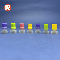 Couleurs personnalisables, écologiques, durables, réutilisables, étanches, légères, bec et bouchon en PE de qualité alimentaire de 5 mm pour sachet cosmétique