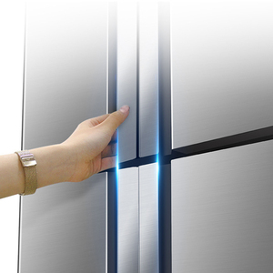 Congélateur vertical commercial 4 portes en acier inoxydable 1000L cuisine congélateur vertical réfrigéré mécaniquement hôtels restaurants - Product Image 4