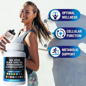 WXW Stock Quality Vegan <b>Sea</b> <b>Moss</b> Burdock Root <b>Capsules</b> Natural <b>Sea</b> <b>Moss</b> <b>Capsules</b> Vegetarian <b>Capsule</b> <b>Sea</b> <b>Moss</b> Extract - Product Image 6