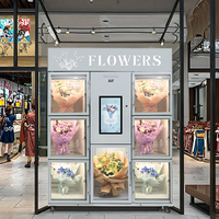 Distributeurs Automatiques de Fleurs en Libre-Service sans Personnel AIT pour Petites et Moyennes Entreprises, Fleuristes et Centres Commerciaux