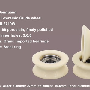 Ruedas guía de cerámica Sen Guang 27*10.8mm para trefilado, personalizables OEM, certificadas ISO9001:2008, resistentes al desgaste, de larga duración - Product Image 6