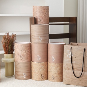 Secchio per Bouquet di Fiori Serie Vintage <span class=keywords><strong>in</strong></span> <span class=keywords><strong>Legno</strong></span> JOYWOOD, Contenitore Creativo per Composizioni Floreali per Fioristi e Forniture per Negozi di Fiori - Product Image 1