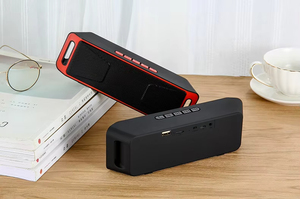 Altavoz inalámbrico portátil Receptor estéreo con micrófono Hifi Altoparlante Soporte Fm Radio Tf Tarjeta Altavoz - Product Image 4