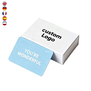 Carta Personalizzata Ecologica in Carta Opaca con Design Personalizzato, Citazione Motivazionale 'Ama Te Stesso', Affermazione per la Salute Mentale - Product Image 1