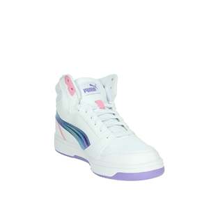 รองเท้าผ้าใบเด็กผู้หญิง Puma สีขาว รุ่น Wisteria High Top ดีไซน์ทันสมัย - Product Image 5