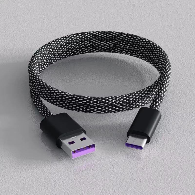 Câble USB vers C noir