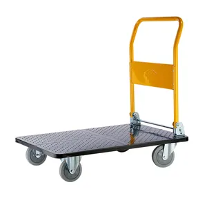 New design Heavy Duty Transport Tool Carts Platform Truck dolly Cart Folding Platform Trolley 300/500/700kgs transport trolley