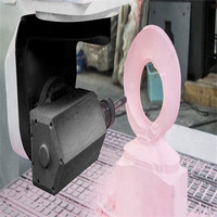 Routeur CNC E9 5 axes avec tête de broche automatique travail du bois fraisage complet outil de sculpture 3D alimentation Surface de table sous vide