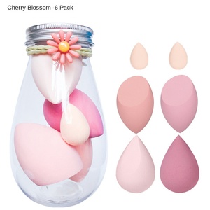 Ensemble <span class=keywords><strong>de</strong></span> 6 <span class=keywords><strong>éponge</strong></span>s <span class=keywords><strong>de</strong></span> maquillage miniatures en forme <span class=keywords><strong>de</strong></span> larme, haute résilience, pour le mélange <span class=keywords><strong>de</strong></span> <span class=keywords><strong>fond</strong></span> <span class=keywords><strong>de</strong></span> <span class=keywords><strong>teint</strong></span>, avec boîte et flacon - Product Image 6