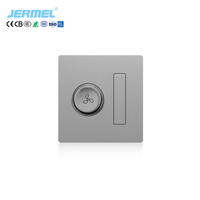 Harga Pabrik Grosir Saklar Stopkontak Dinding Listrik Jermel Standar Inggris Abu-abu Ultra Tipis Saklar Lampu Dinding Port USB Tipe-C