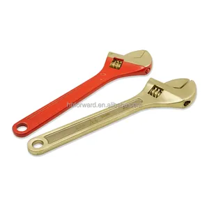 Llave ajustable antiestática de fabricación profesional de alta calidad de bronce de aluminio 250mm 10in área peligrosa explosiva - Product Image 5