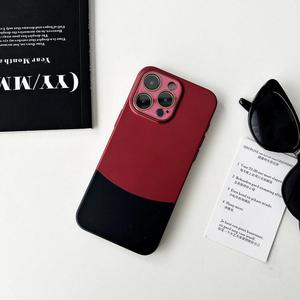 Matte <strong>Phone</strong> Cover With Metal Lens for iPhone 14 13 12 11 Pro Max Luxury Splicing <strong>Cell</strong> <strong>Phone</strong> <strong>Case</strong> for iPhone 16 15 Pro Max - Product Image 6