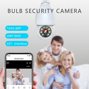 กล้องวงจรปิดไร้สายแบบหลอดไฟ 360 องศา Wifi PTZ พร้อมเสียงสองทาง ระบบตรวจจับมนุษย์ด้วย AI แจ้งเตือนผ่านแอพ กล้องวงจรปิดขนาดเล็ก CMOS สำหรับภายในอาคาร รุ่น <span class=keywords><strong>V380</strong></span> - Product Image 4