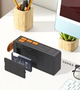 Mini Altoparlante <span class=keywords><strong>Bluetooth</strong></span> 5.4 Wireless <span class=keywords><strong>con</strong></span> Batteria Staccabile e Intercambiabile, Altoparlante Stereo Portatile da Esterno <span class=keywords><strong>con</strong></span> Cinghia da Polso - Product Image 2