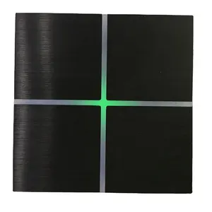 Eastkame knx Metall leuchten Schalter/Touch Metal Panel 4 Gang für KNX Smart Hotel Home Automation