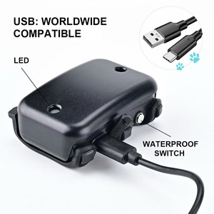 Pelacak Lokasi GPS Kalung Anjing Elektronik Pencari Hewan Peliharaan Isi Ulang AirTag Sistem Penentuan Posisi Global dengan Lampu LED - Product Image 3