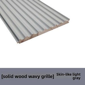 Muestras Gratis Bajo Pedido: Rejilla de Madera Maciza, Panel Decorativo Semicircular Ondulado, Panel Decorativo Pequeño Estilo Gran Muralla China, Panel Suspendido para Pared de Fondo de <span class=keywords><strong>TV</strong></span> - Product Image 3