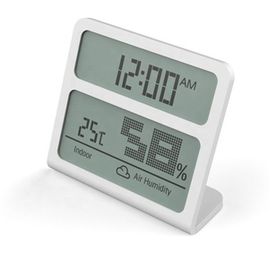 <span class=keywords><strong>LCD</strong></span> lớn kỹ thuật số trong nhà ngoài trời đa kỹ thuật số Nhiệt kế ẩm kế đồng hồ đo độ ẩm - Product Image 4