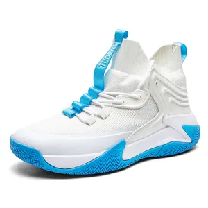 Latest Design High Cut Luxury Basketball Shoes Breathable Wear Resistant Men Sneaker Sport Shoes
