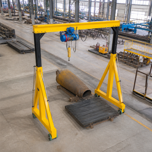 500kg 1000kg 2000kg Mini Adjustable Steel Portable Mobile Gantry Crane for Workshop Lifting - Product Image 4