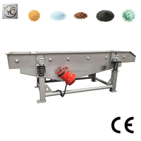 Crible vibrant linéaire compact FKJX avec 2 moteurs vibrants en acier inoxydable pour tamisage fin de fruits secs, légumes et poudres mélangées