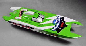 E52 - Lancha de Carreras RC de Fibra de Vidrio con Motor de <span class=keywords><strong>Gasolina</strong></span> de 30cc, Catamarán, Sistema de Radio, Servos, Hélice, Juguetes para Niños - Product Image 3
