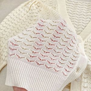 Engenepapa <span class=keywords><strong>giacca</strong></span> estiva da ragazza protezione solare Top <span class=keywords><strong>camicia</strong></span> aria condizionata bambino cappotto a maglia a maniche lunghe abiti sottili per neonati - Product Image 5