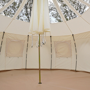Carpa Glamping - Carpa Lotus de Tela Oxford Impermeable para Resort, Carpa de Camping para Exteriores de 4 Estaciones con Estructura Resistente - Product Image 6