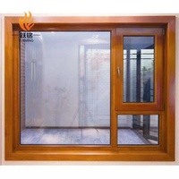 Ventana Abatible de Aluminio con Rotura de Puente Térmico, Moderna y de Alta Calidad, con Malla de Seguridad y Herrajes Alemanes para Proyectos Residenciales
