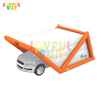 Housse de voiture joyeuse, tente pliante de garage gonflable portable pour l'extérieur, tente de garage pliable