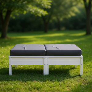 Anthracite Oxford Fabric <b>Pallet</b> <b>Cushion</b> 23.6x23.6x2.4 Inches Furniture Pad - Product Image 2