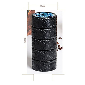<span class=keywords><strong>Pneu</strong></span> noir en acier inoxydable tasse tasse voiture roue café lait cadeaux nouveauté <span class=keywords><strong>pneu</strong></span> en forme de thé voyage nordique Couple avec fond 20 Oz - Product Image 4