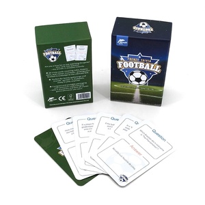 Cartes de connaissances sur le football en gros, avec <span class=keywords><strong>logo</strong></span> personnalisé, pour cadeaux promotionnels d'entreprise - Product Image 3