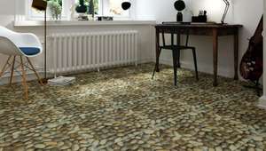 Ambiente pavimento autoadesivo pavimento in vinile piastrelle autoadesive impermeabili autoadesive in plastica copri pavimento - Product Image 6