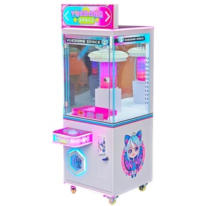 เครื่องเกมอาร์เคดเครนขนาดเล็กแบบพรีเมียม ของเล่นตุ๊กตาขนนุ่ม กล่องของขวัญใส่แคปซูลขนม ระบบไร้เงินสด เครื่องคีบตุ๊กตาขนาดเล็ก - Product Image 3