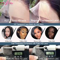 Perruque Humaine Body Wave Indienne 13x6 Naturelle, Lace Frontale de 30 Pouces, Sans Colle, 360 Full HD, Fournisseurs de Cheveux