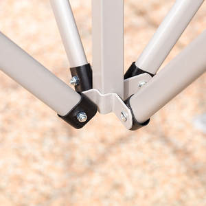 Vente en gros de tentes de garage de voiture portables pliables à cadre en acier rétractable 3x3m, imperméables, quatre saisons, double couche, pour le commerce - Product Image 2