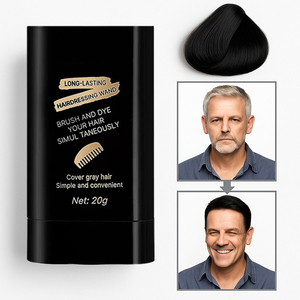 Tinta per Capelli Impermeabile 2-in-1 con Pettine, Copre le Radici e i Capelli Grigi Uniformemente, Senza <span class=keywords><strong>Ammoniaca</strong></span>, Portatile - Product Image 1