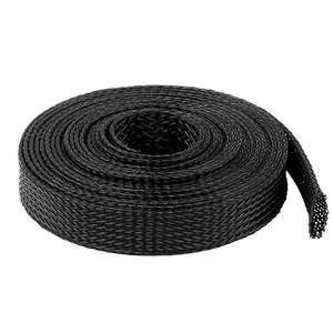 Manchons de câble fabriqués par le fabricant Manchon de fil extensible en PET tressé en maille de peau de serpent résistant - Product Image 4