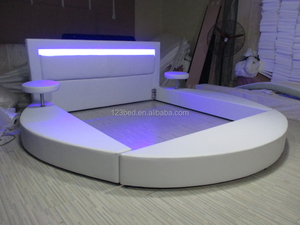 Cama Redonda de Diseño Europeo Cómodo, Cama Redonda Económica Tamaño King de Foshan - Product Image 4