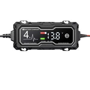 <span class=keywords><strong>Cargador</strong></span> de Batería Inteligente para Todo Tipo de Vehículos, 12V 4A, <span class=keywords><strong>Cargador</strong></span> y Mantenedor de Batería Automático para Automóviles, Camiones, ATV, UTV, Barcos, Embarcaciones Marinas, RV, Campers - Product Image 1