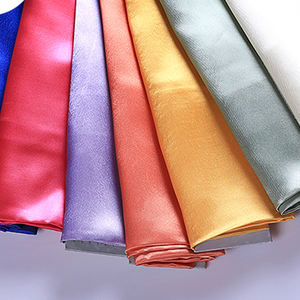 Tela satinada de poliéster, impermeable, de color puro, barata, personalizada - Product Image 4