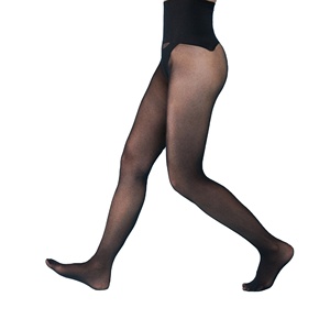 Devrim niteliğinde 360 derece dikişsiz şeffaf ince naylon 66 tozsuz kadın külotlu çorabı - Product Image 3